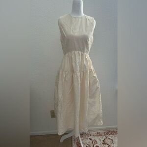 Unity Union White Sleeveless Dress